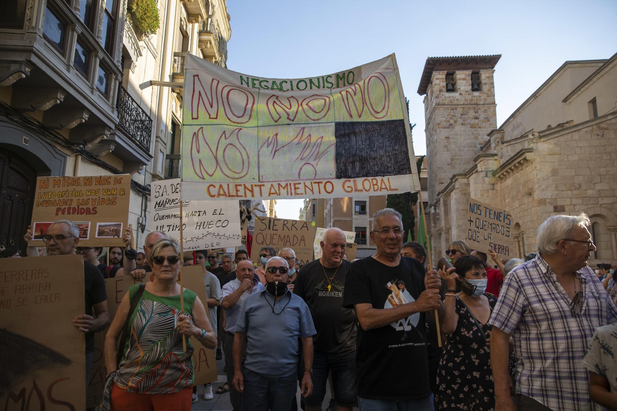 Manifestación Zamora Incendios forestales 28-07-2022 - 10